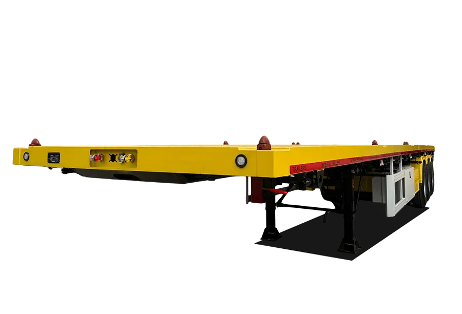 Shacman 3 Axles Flatbed Semi Trailer