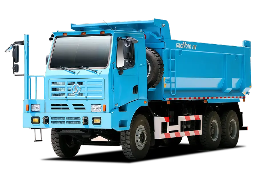 Shacman Offset Dump Mining Truck