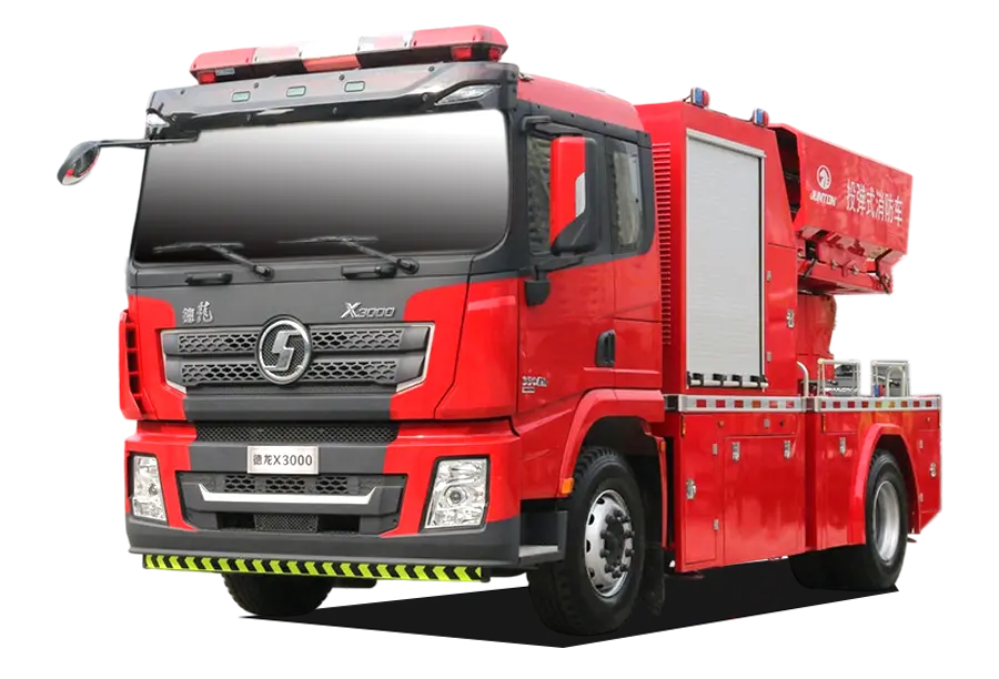 Shacman X3000 Bomb-Throwing Fire Truck